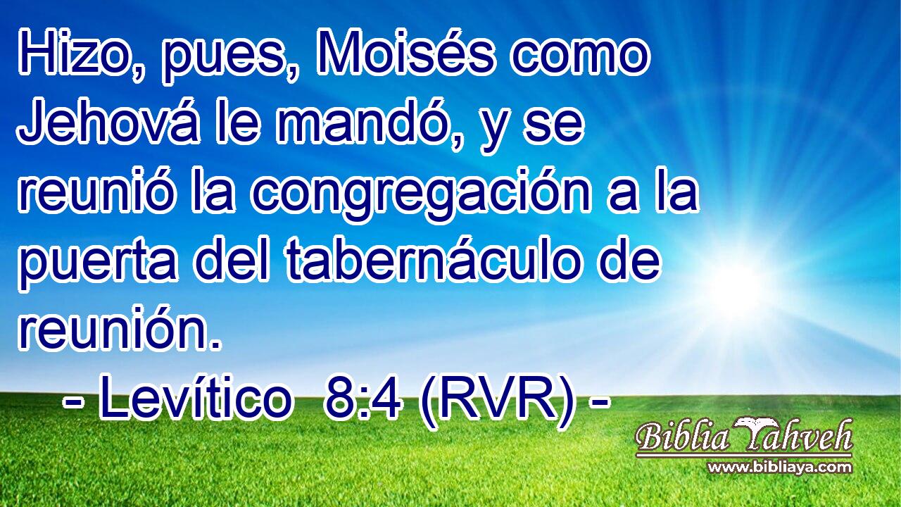 Hizo, pues, Moisés como Jehová le mandó, y se reunió la congregación a la puerta del tabernáculo de reunión.