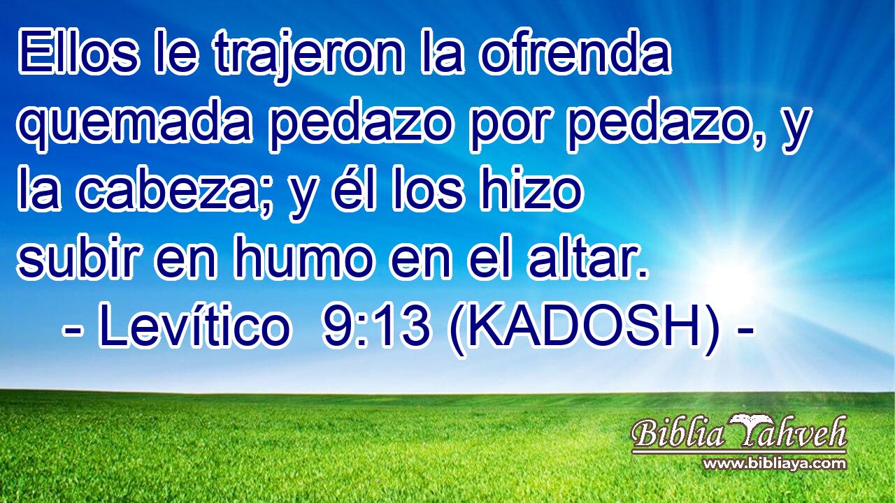  Ellos le trajeron la ofrenda quemada pedazo por pedazo, y la cabeza; y él los hizo subir en humo en el altar. 