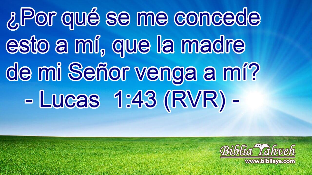 ¿Por qué se me concede esto a mí, que la madre de mi Señor venga a mí?