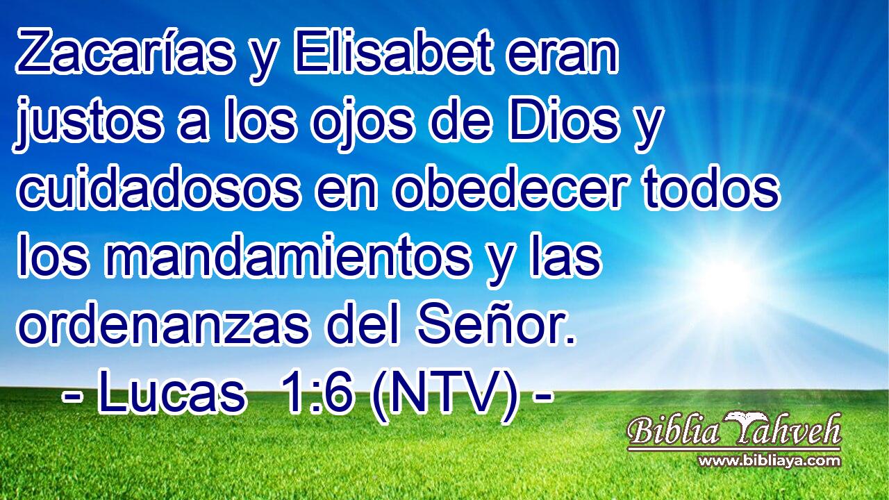 Zacarías y Elisabet eran justos a los ojos de Dios y cuidadosos en obedecer todos los mandamientos y las ordenanzas del Señor.
