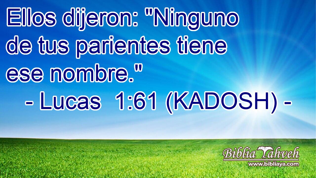  Ellos dijeron: 