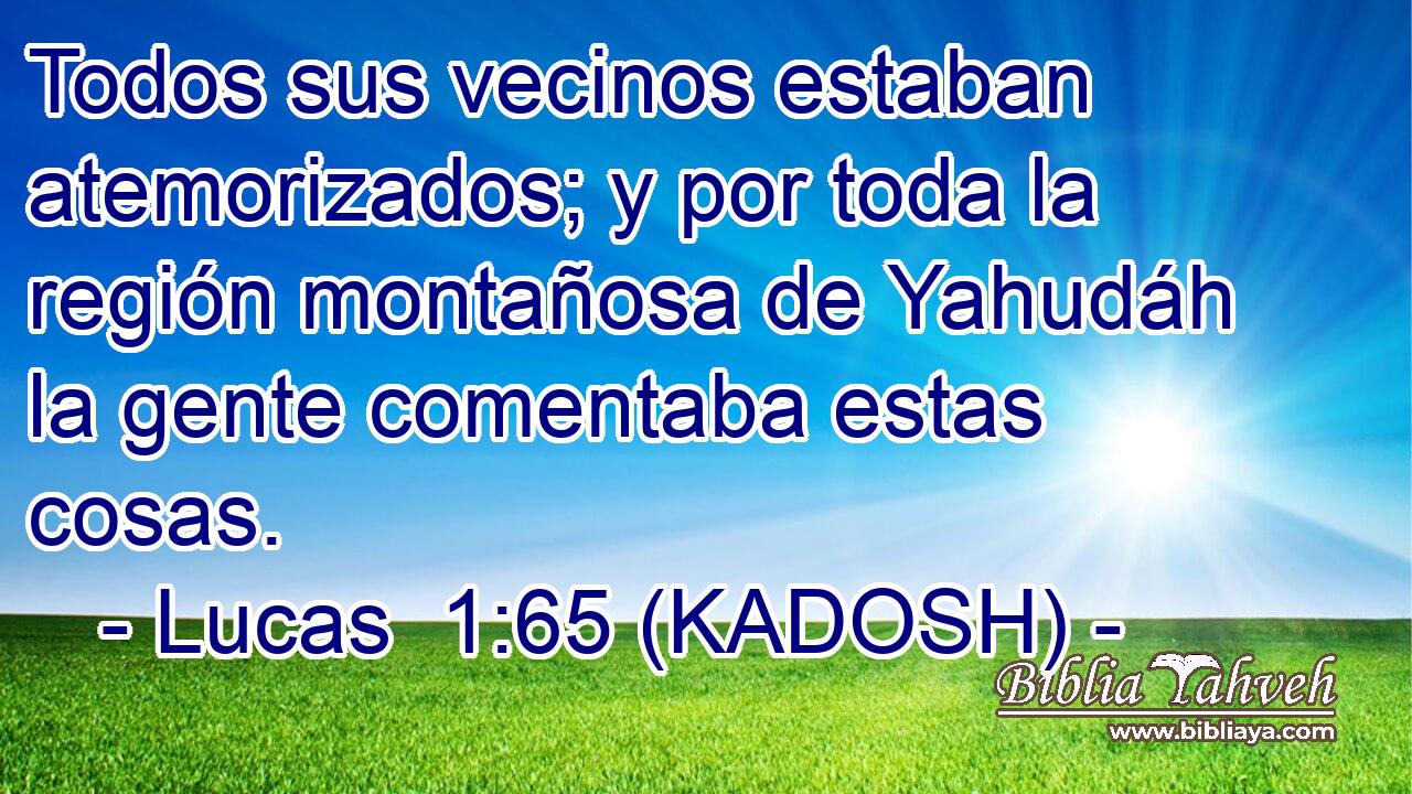  Todos sus vecinos estaban atemorizados; y por toda la región montañosa de Yahudáh la gente comentaba estas cosas. 