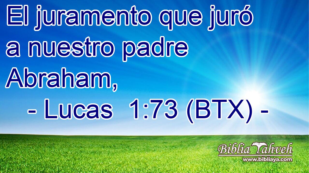 El juramento que juró a nuestro padre Abraham,