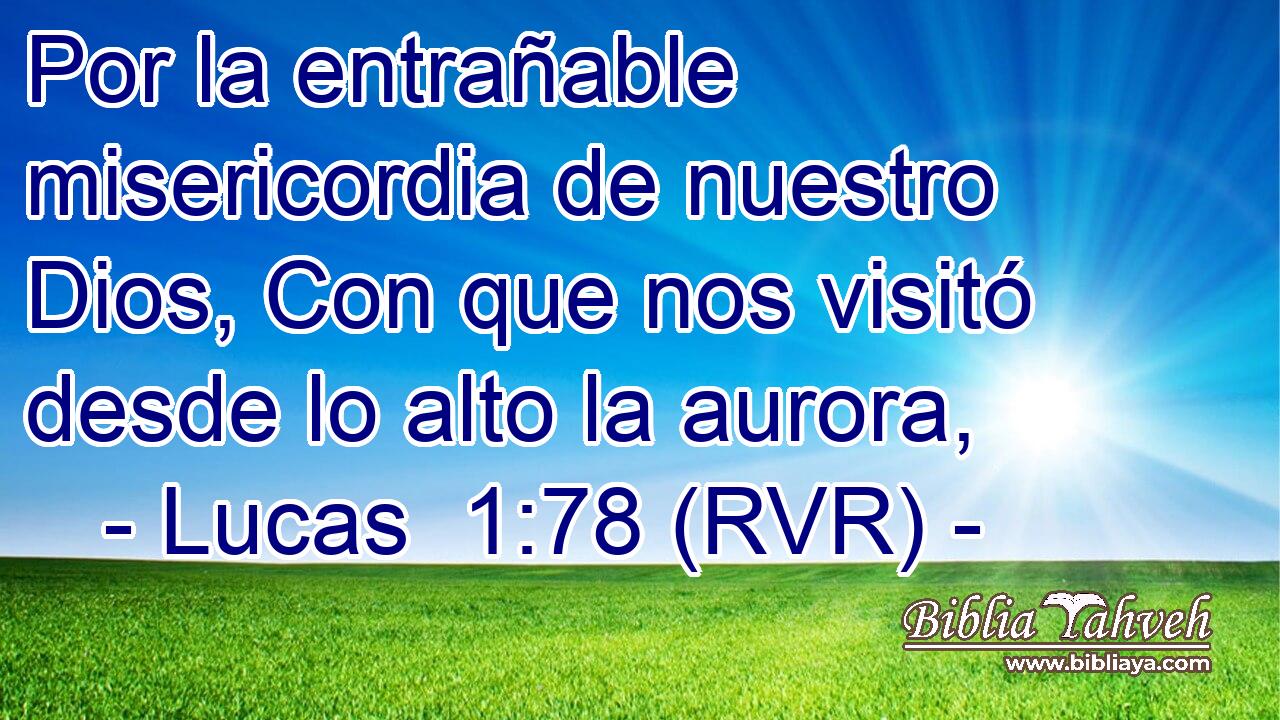 Por la entrañable misericordia de nuestro Dios, Con que nos visitó desde lo alto la aurora,