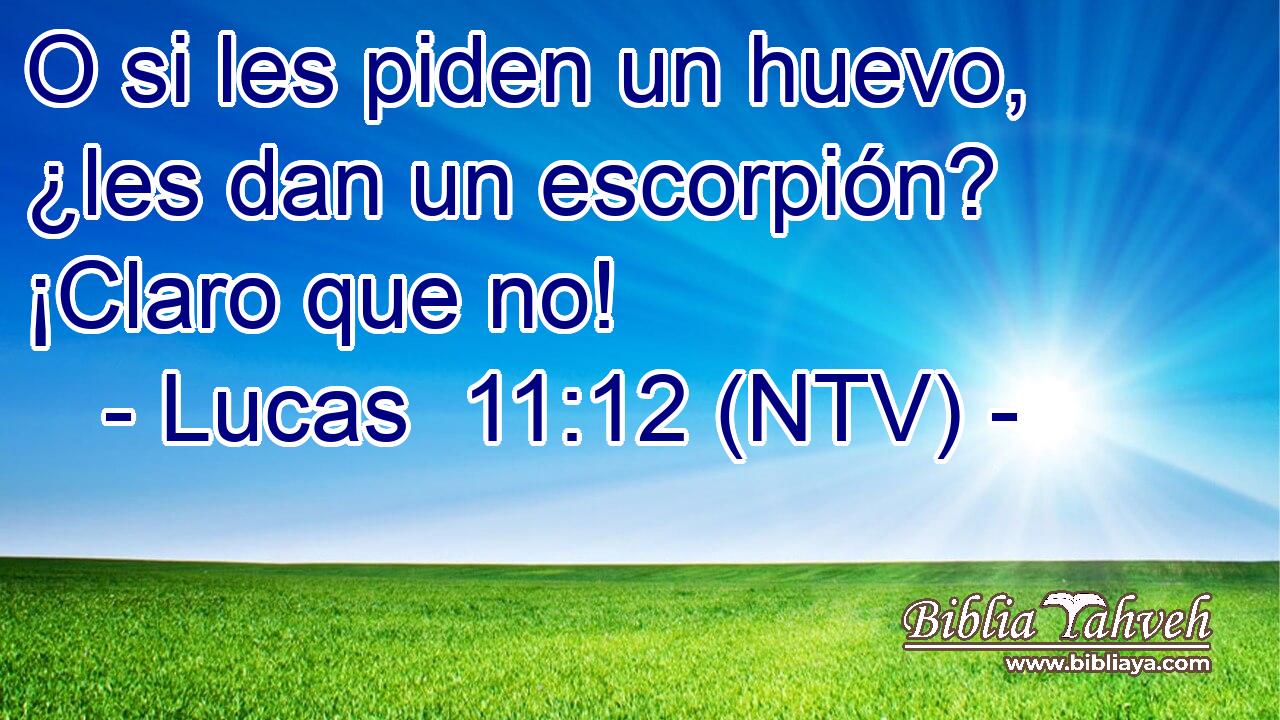 O si les piden un huevo, ¿les dan un escorpión? ¡Claro que no!