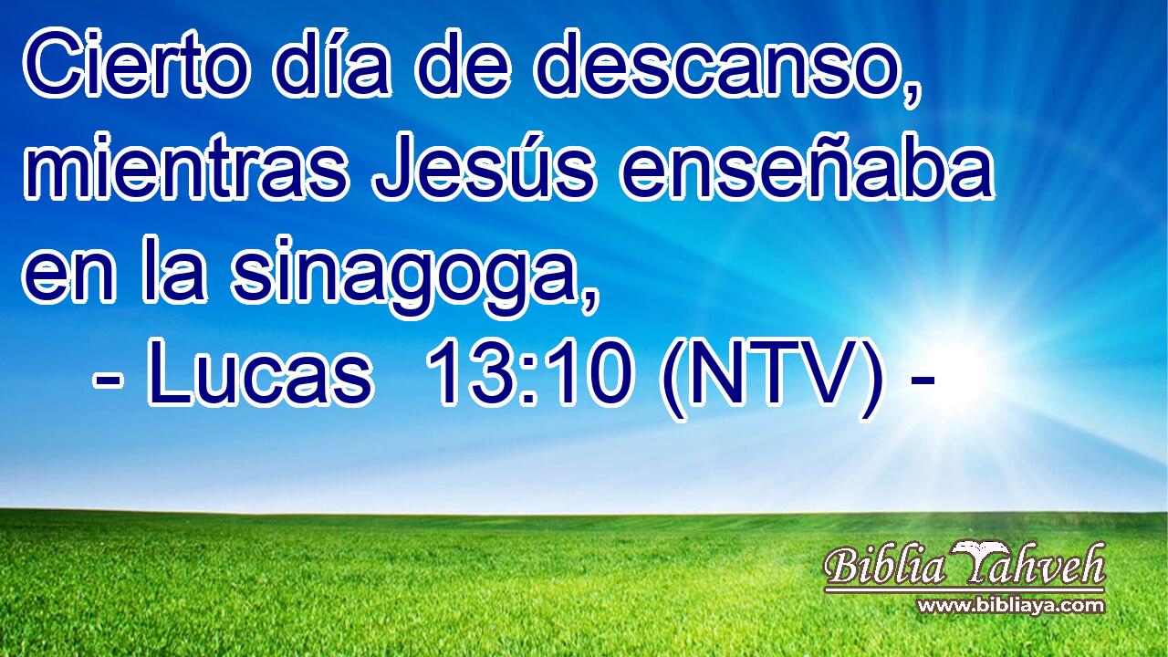 Cierto día de descanso, mientras Jesús enseñaba en la sinagoga,