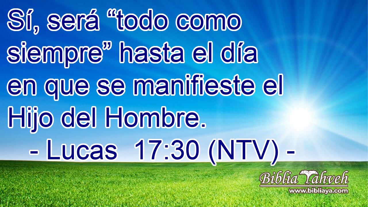 Sí, será “todo como siempre” hasta el día en que se manifieste el Hijo del Hombre.