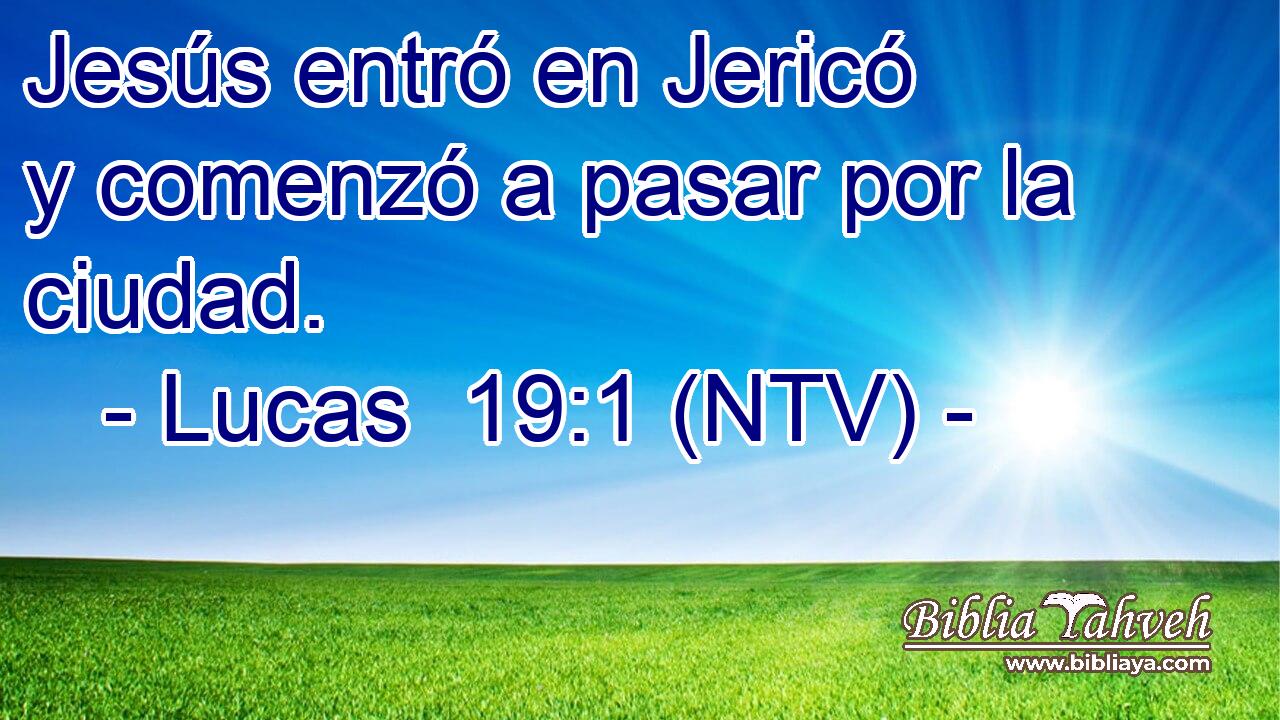 Jesús entró en Jericó y comenzó a pasar por la ciudad.