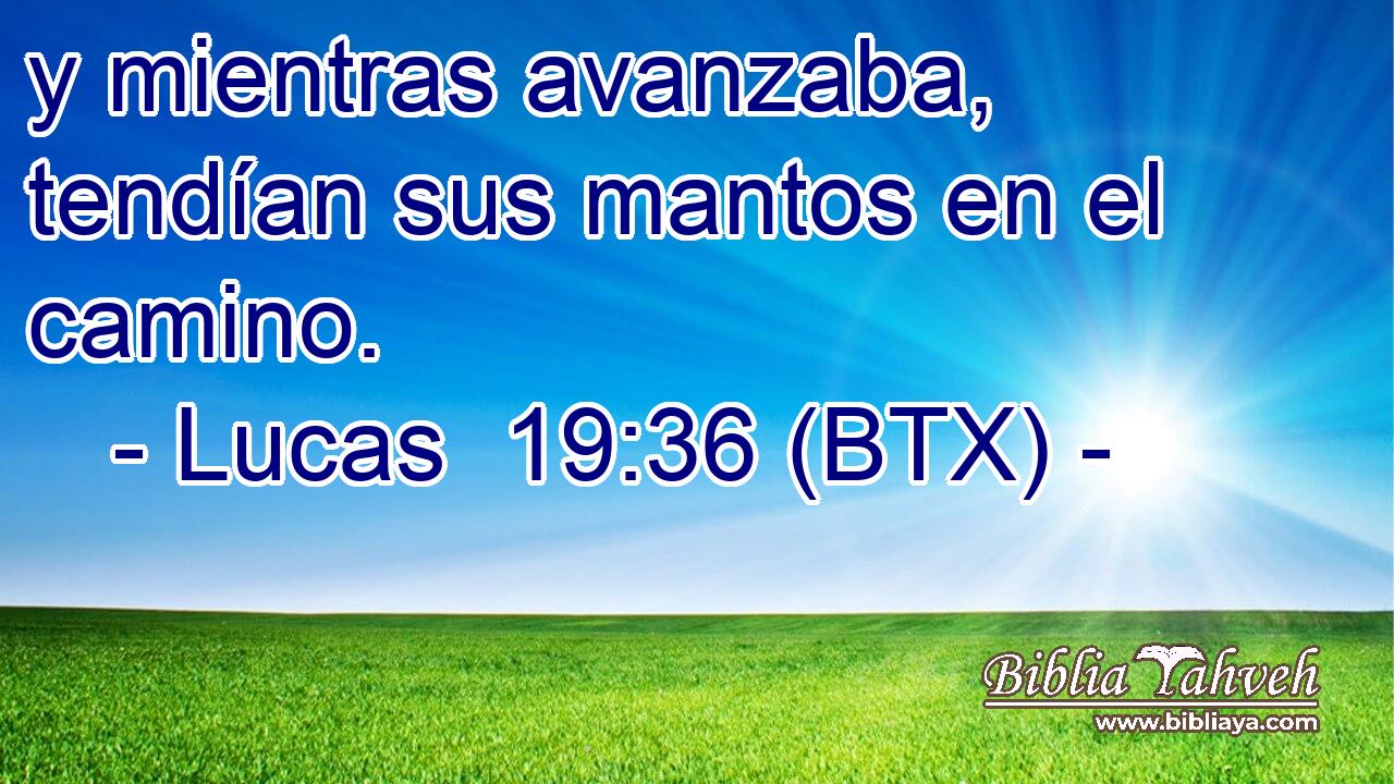 y mientras avanzaba, tendían sus mantos en el camino.