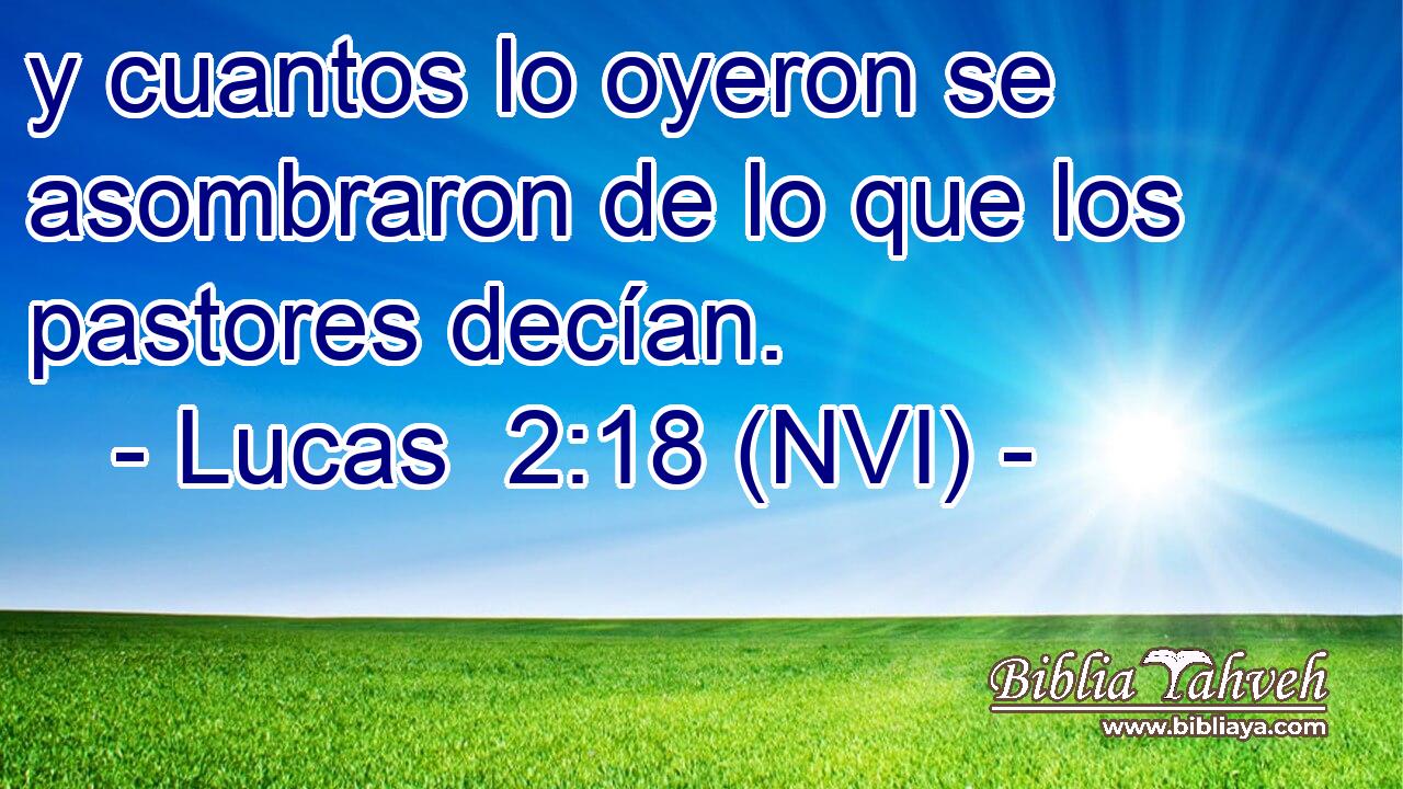  y cuantos lo oyeron se asombraron de lo que los pastores decían. 