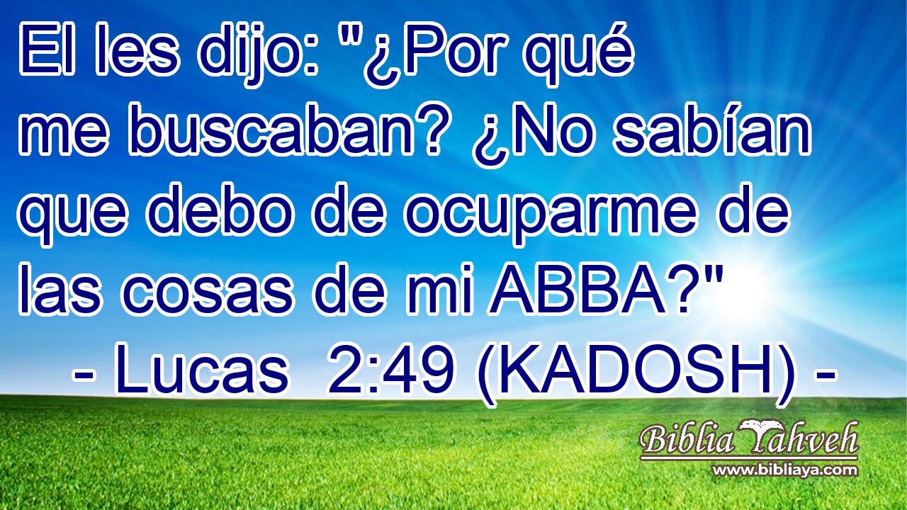  El les dijo: 