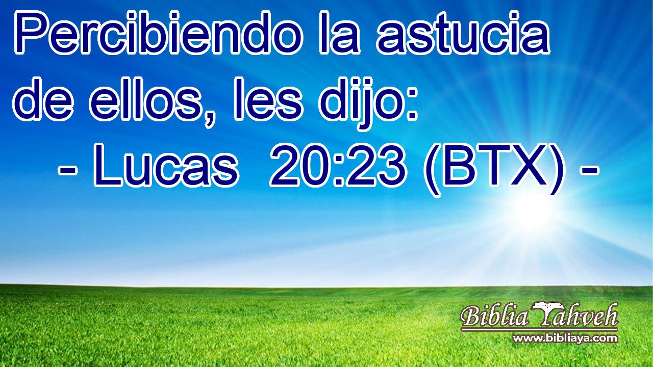 Percibiendo la astucia de ellos, les dijo: