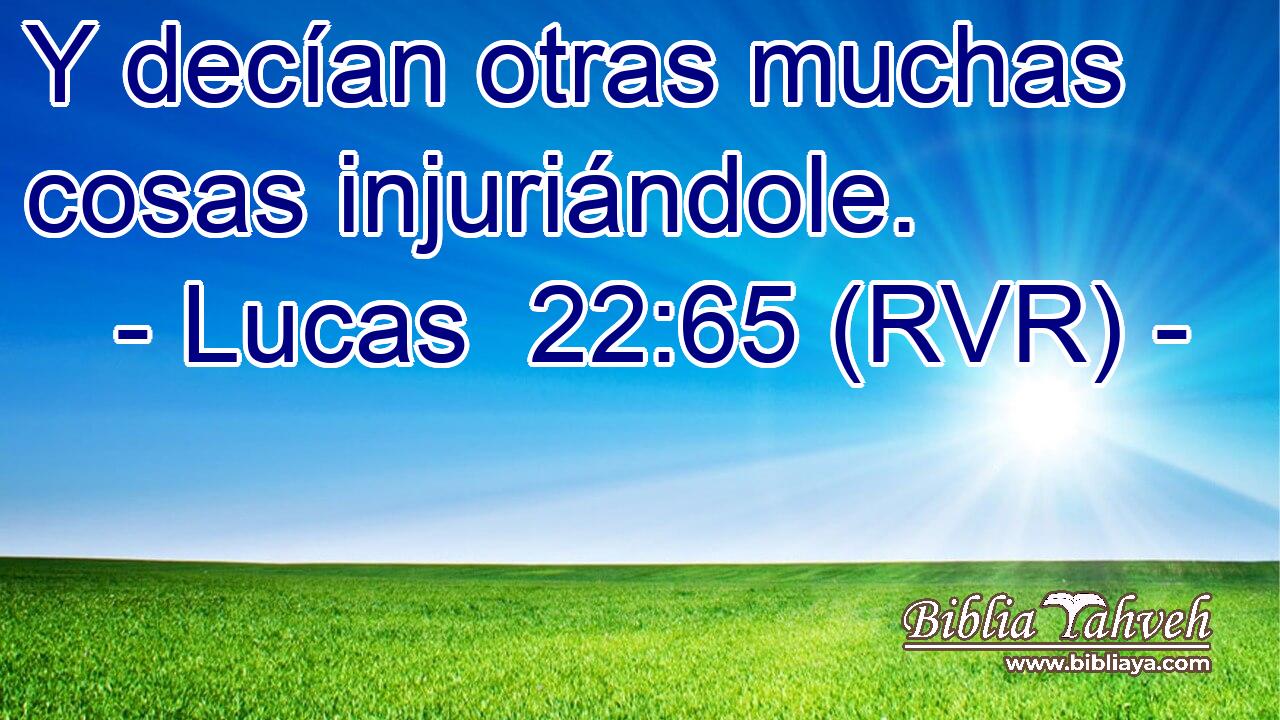 Y decían otras muchas cosas injuriándole.