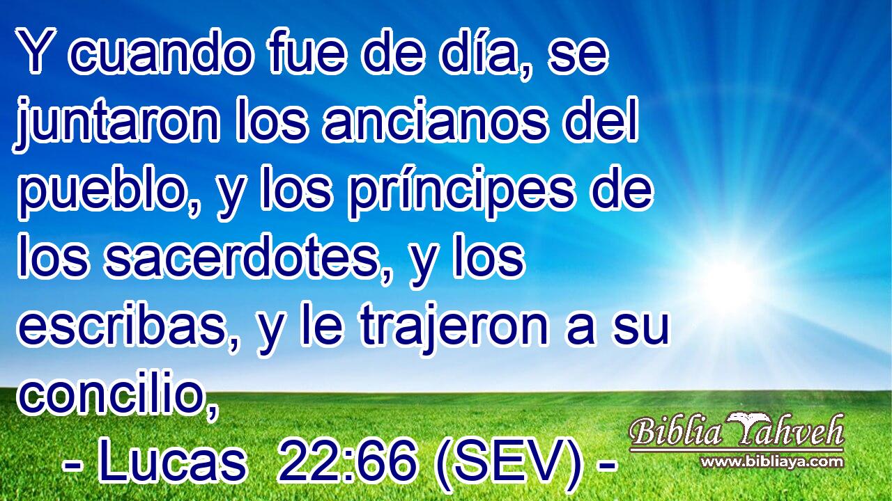 Y cuando fue de día, se juntaron los ancianos del pueblo, y los príncipes de los sacerdotes, y los escribas, y le trajeron a su concilio,