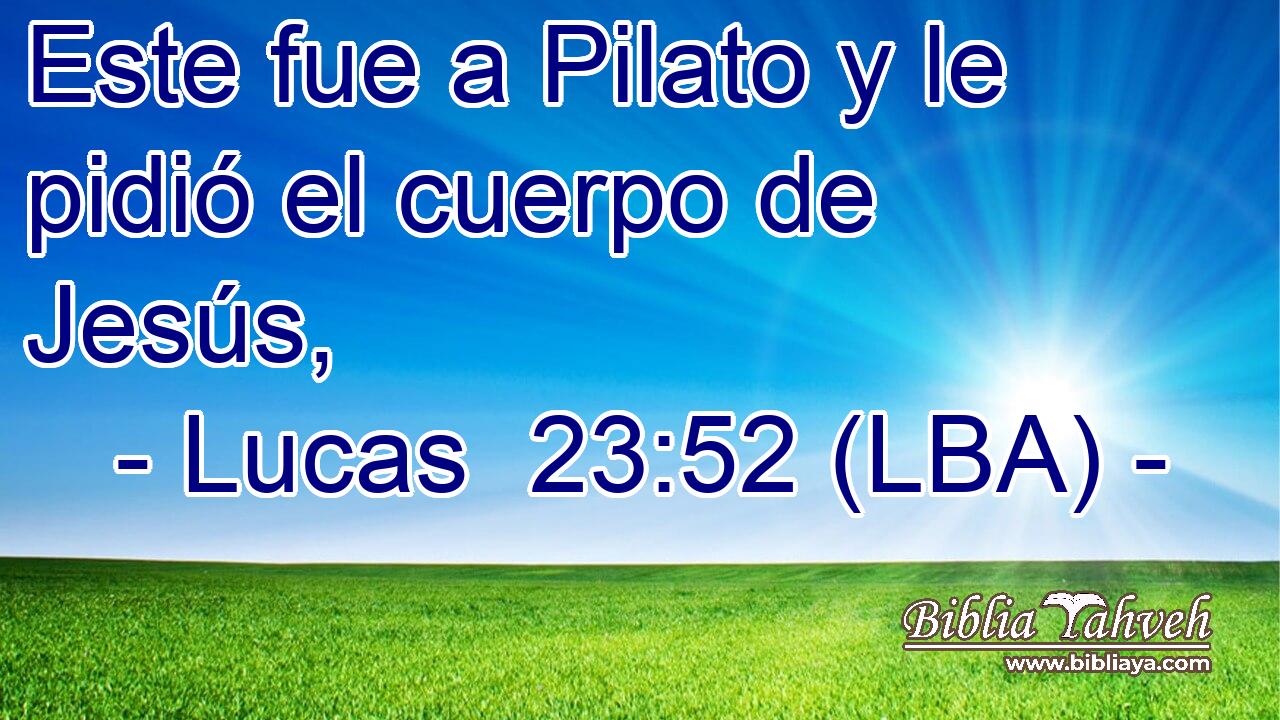 Este fue a Pilato y le pidió el cuerpo de Jesús,