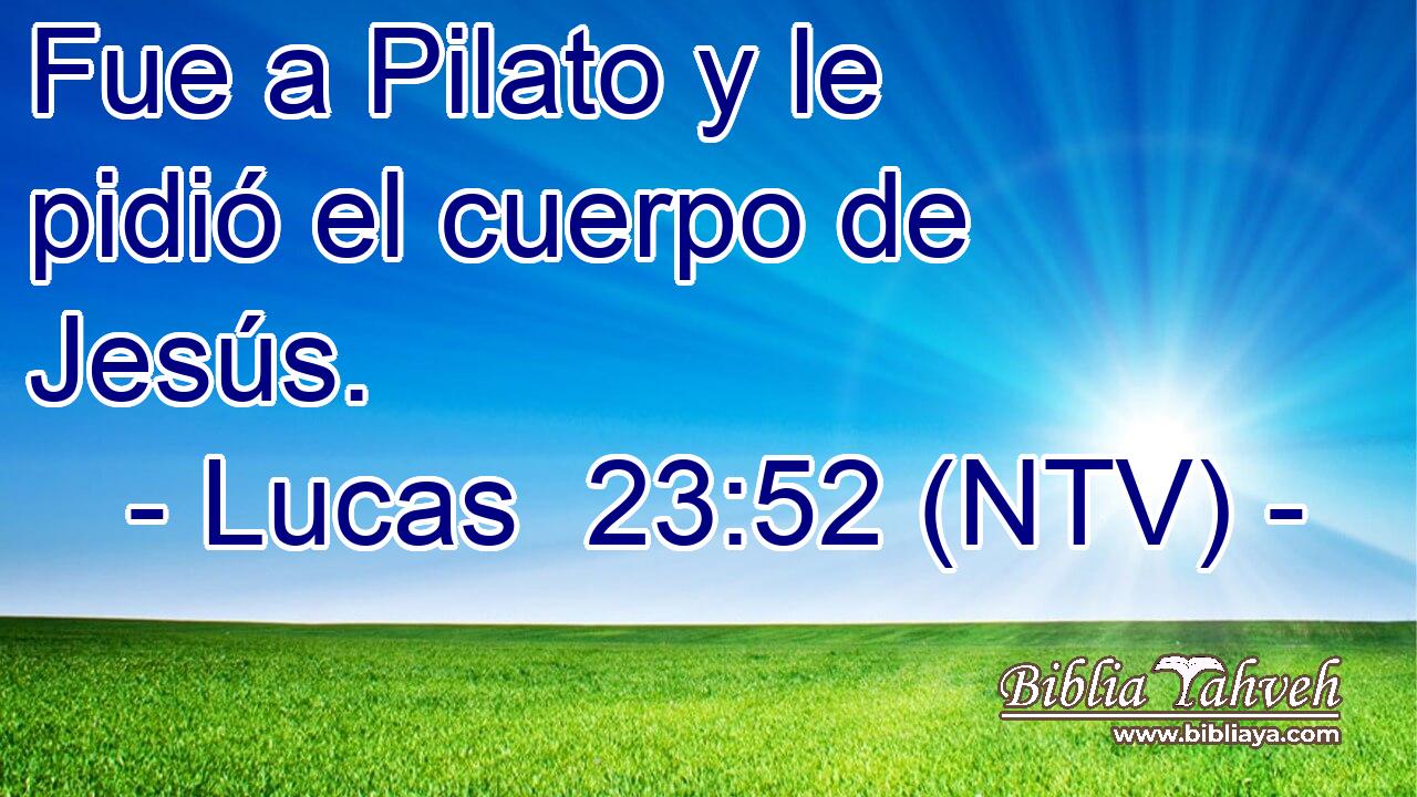 Fue a Pilato y le pidió el cuerpo de Jesús.