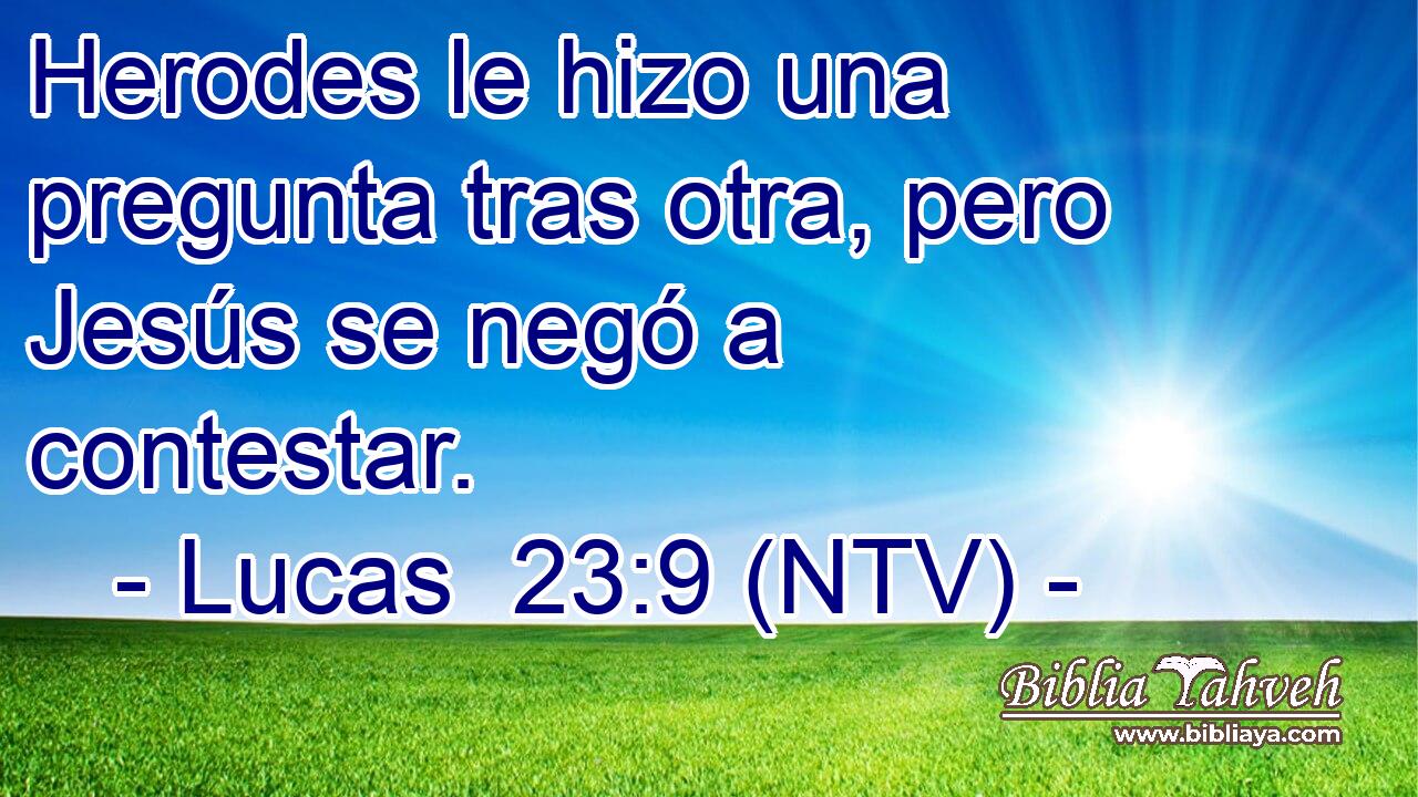 Herodes le hizo una pregunta tras otra, pero Jesús se negó a contestar.