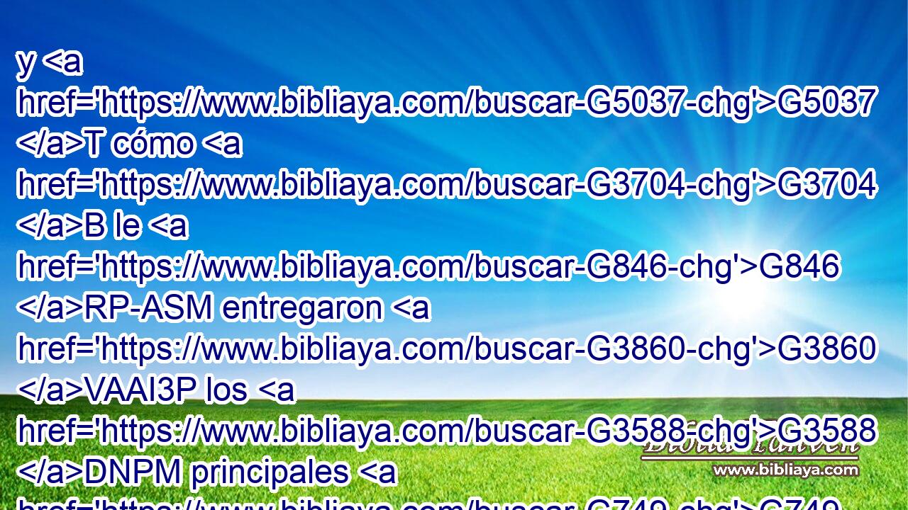 y G5037 T cómo G3704 B le G846 RP-ASM entregaron G3860 VAAI3P los G3588 DNPM principales G749 NNPM sacerdotes y G2532 C nuestros G2257 RP1GP gobernantes G3588 G758 DNPM NNPM a G1519 P sentencia G2917 NASN de muerte, G2288 NGSM y G2532 C le G846 RP-ASM crucificaron. G4717 VAAI3P 