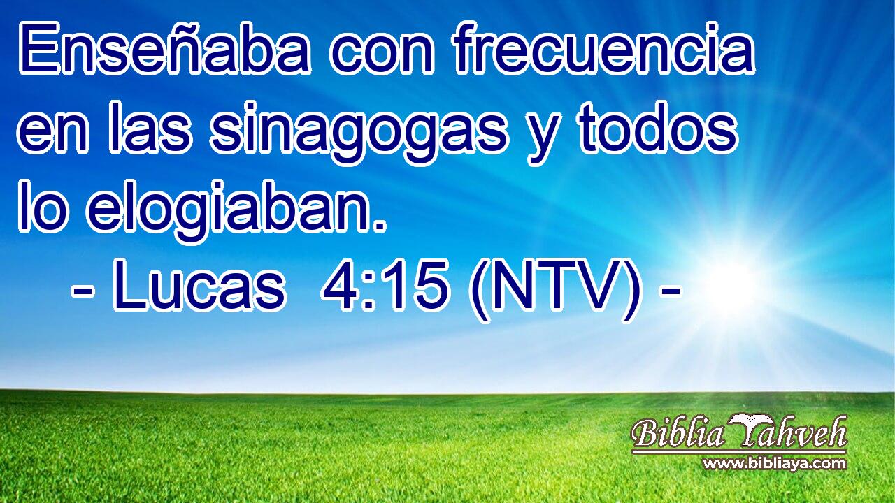 Enseñaba con frecuencia en las sinagogas y todos lo elogiaban.