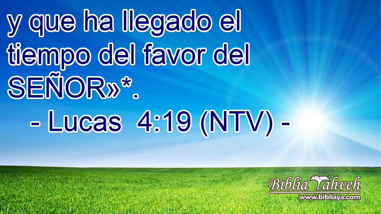 y que ha llegado el tiempo del favor del SEÑOR»*.