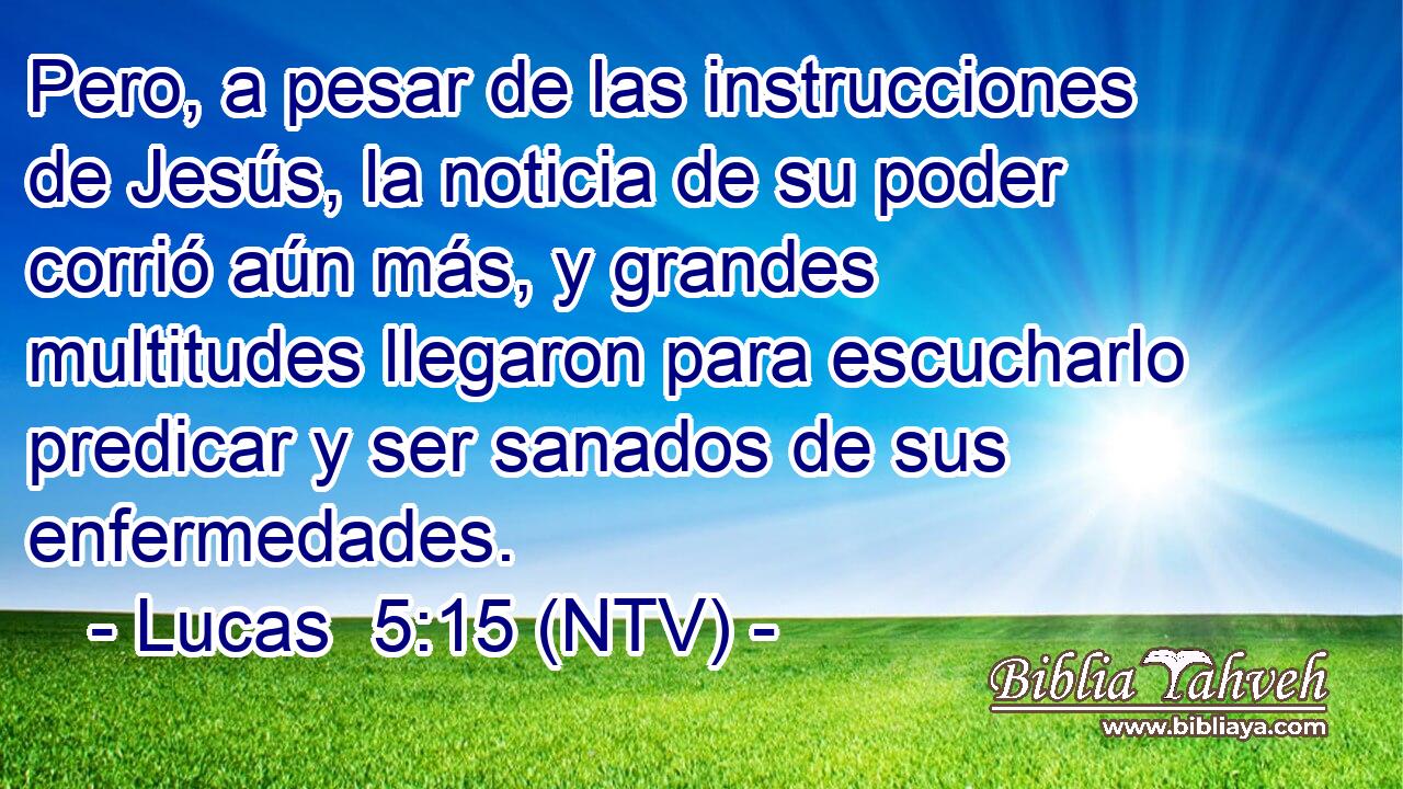 Pero, a pesar de las instrucciones de Jesús, la noticia de su poder corrió aún más, y grandes multitudes llegaron para escucharlo predicar y ser sanados de sus enfermedades.