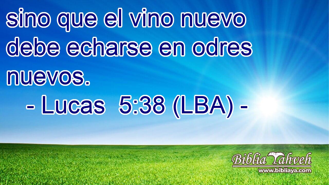 sino que el vino nuevo debe echarse en odres nuevos.