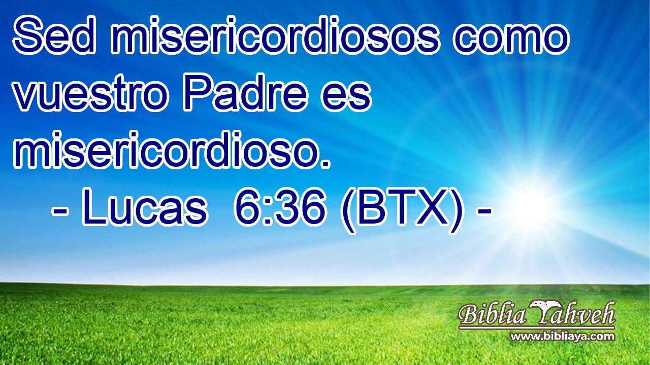 Sed misericordiosos como vuestro Padre es misericordioso.