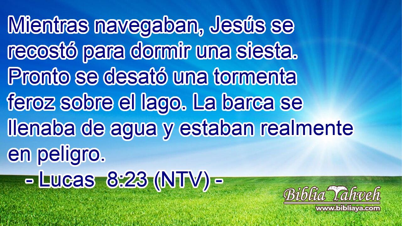 Mientras navegaban, Jesús se recostó para dormir una siesta. Pronto se desató una tormenta feroz sobre el lago. La barca se llenaba de agua y estaban realmente en peligro.