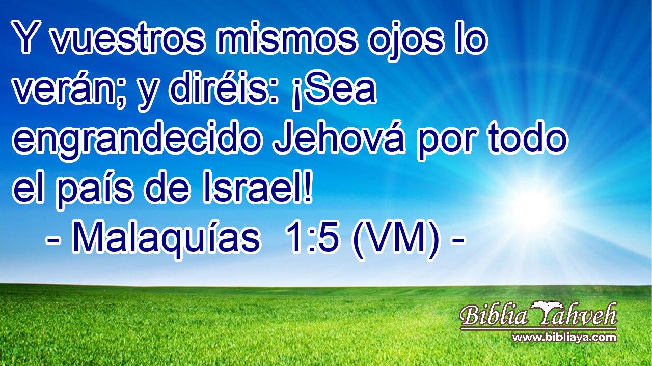  Y vuestros mismos ojos lo verán; y diréis: ¡Sea engrandecido Jehová por todo el país de Israel! 