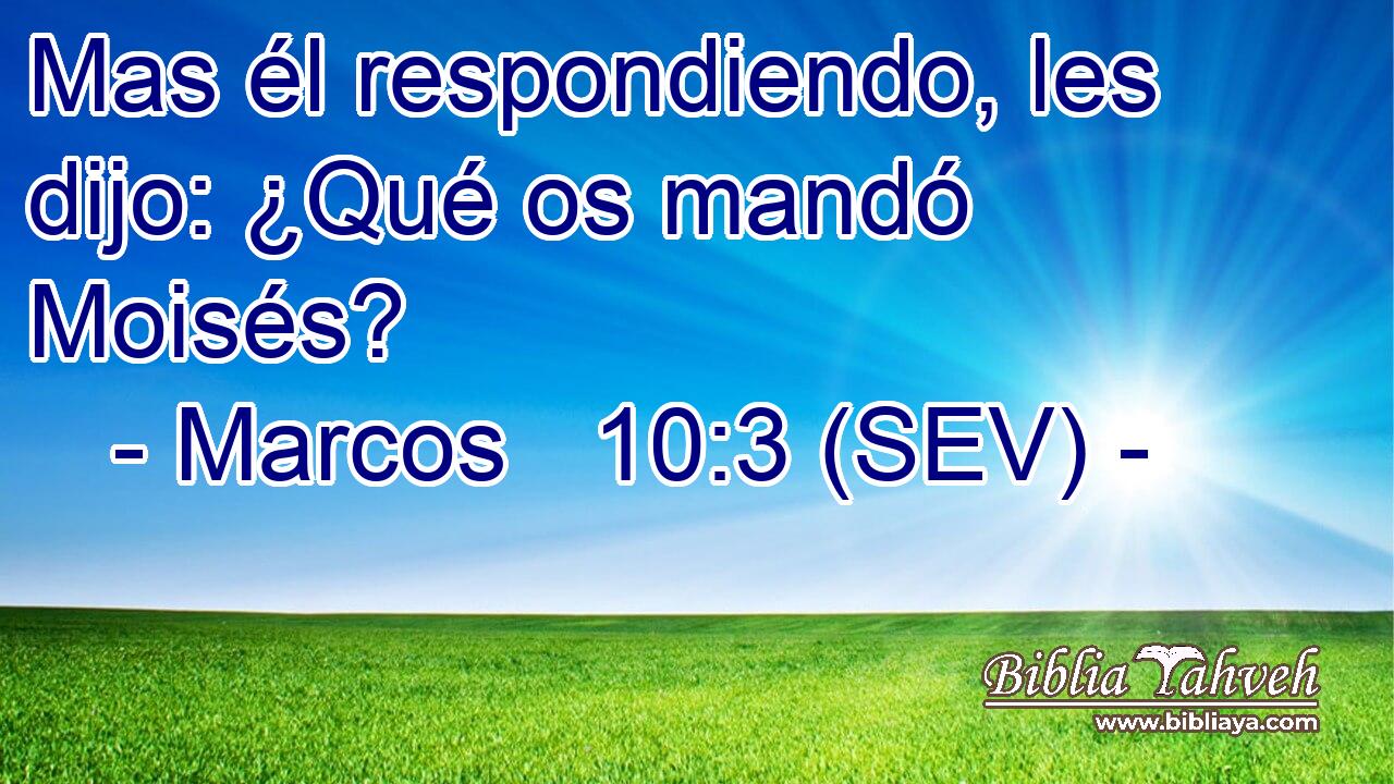 Mas él respondiendo, les dijo: ¿Qué os mandó Moisés?