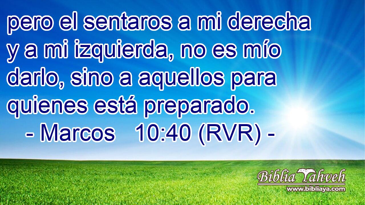 pero el sentaros a mi derecha y a mi izquierda, no es mío darlo, sino a aquellos para quienes está preparado.