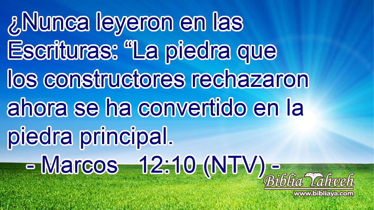 ¿Nunca leyeron en las Escrituras: “La piedra que los constructores rechazaron ahora se ha convertido en la piedra principal.