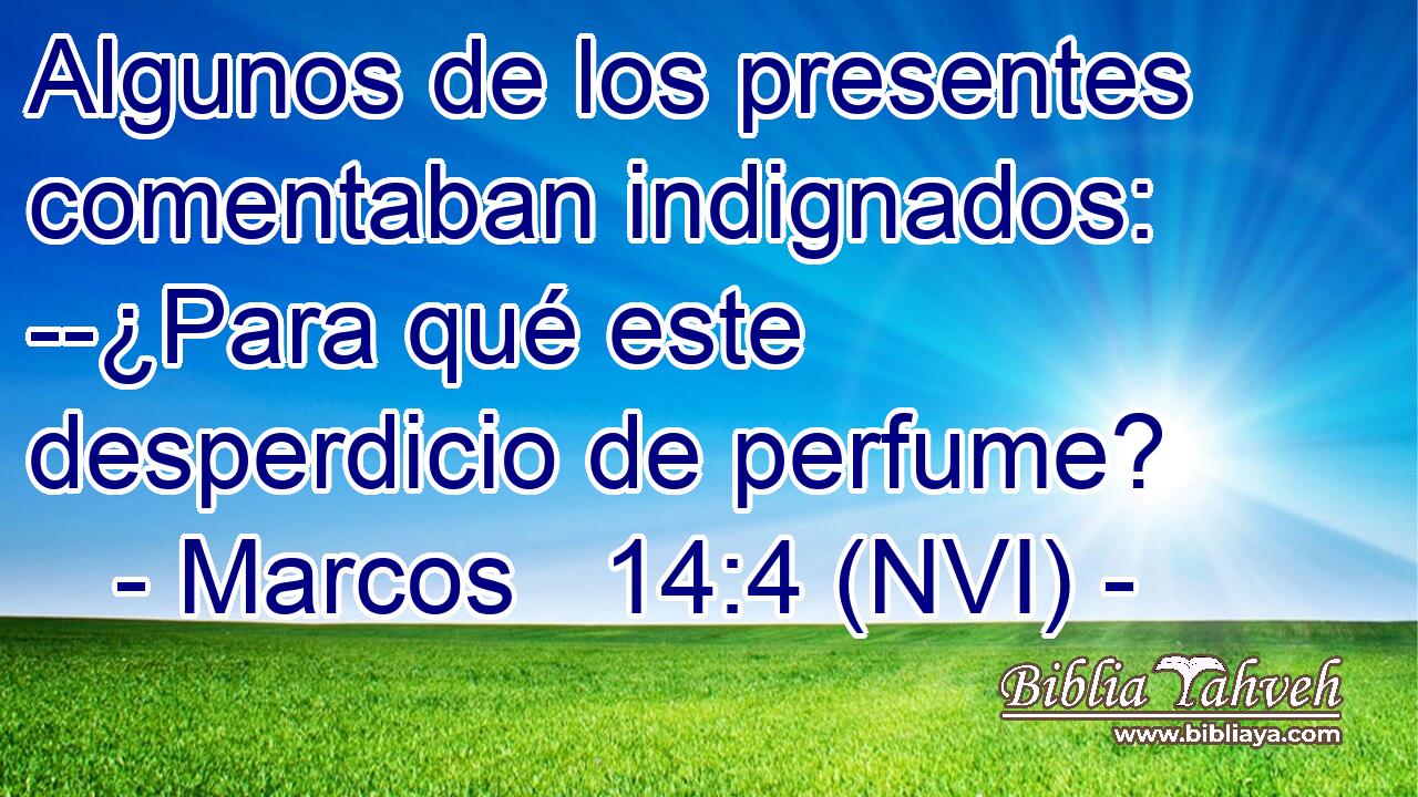  Algunos de los presentes comentaban indignados: --¿Para qué este desperdicio de perfume? 