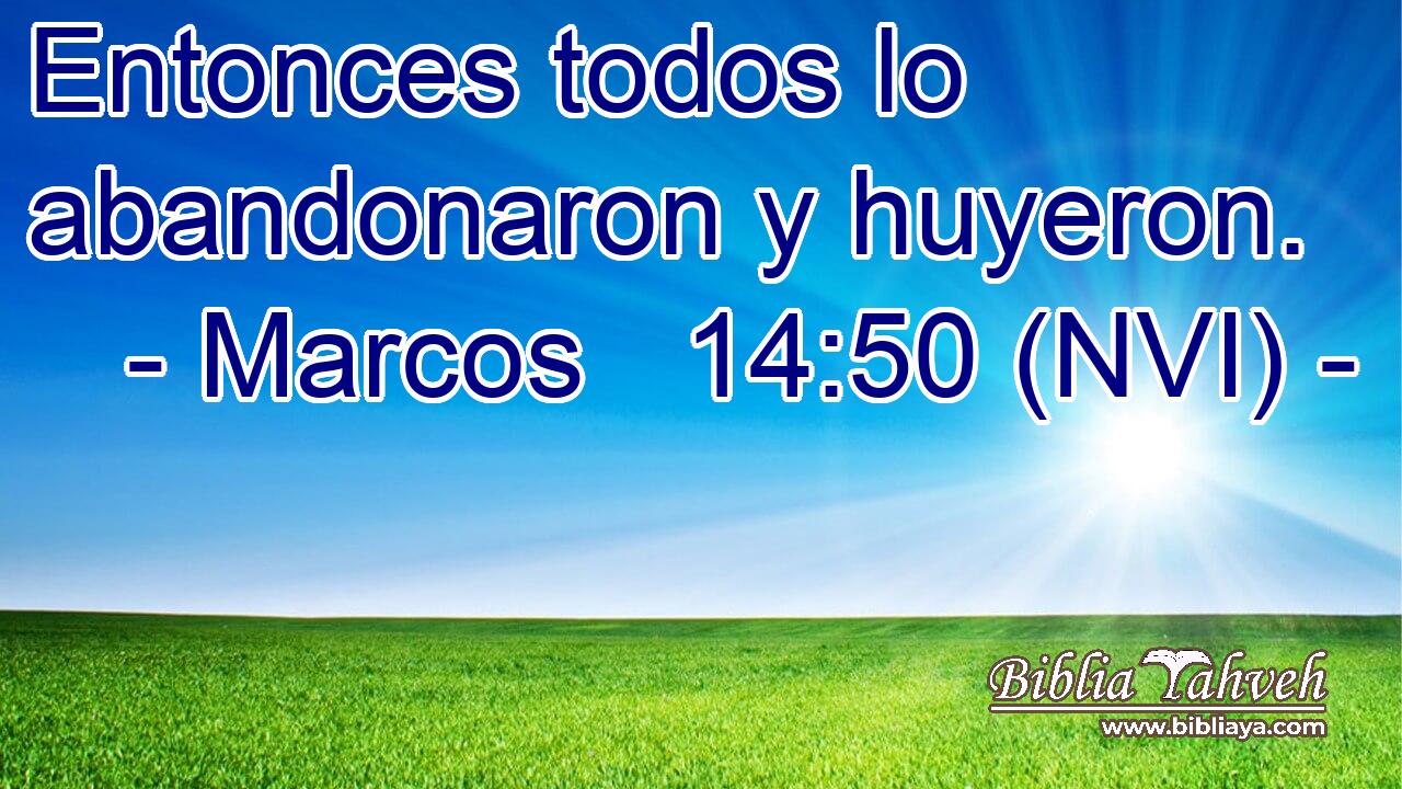  Entonces todos lo abandonaron y huyeron. 