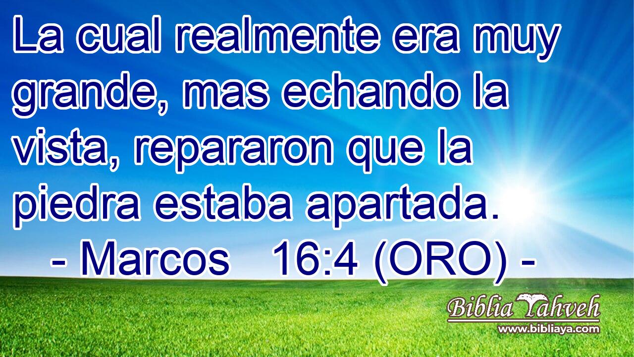  La cual realmente era muy grande, mas echando la vista, repararon que la piedra estaba apartada. 