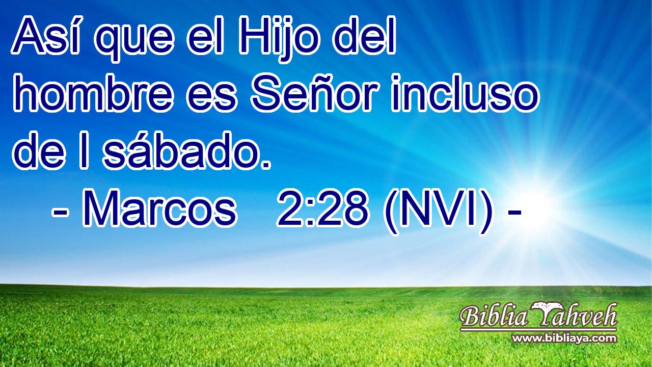  Así que el Hijo del hombre es Señor incluso de l sábado. 