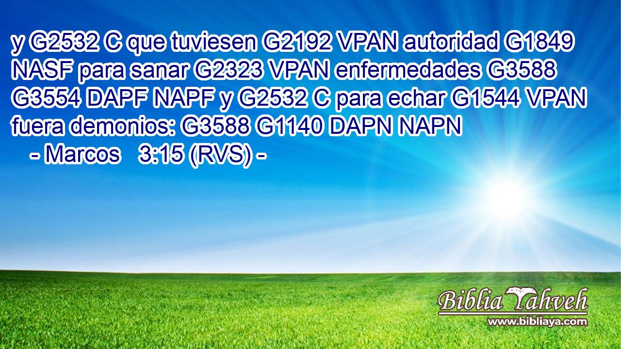 y G2532 C que tuviesen G2192 VPAN autoridad G1849 NASF para sanar G2323 VPAN enfermedades G3588 G3554 DAPF NAPF y G2532 C para echar G1544 VPAN fuera demonios: G3588 G1140 DAPN NAPN 