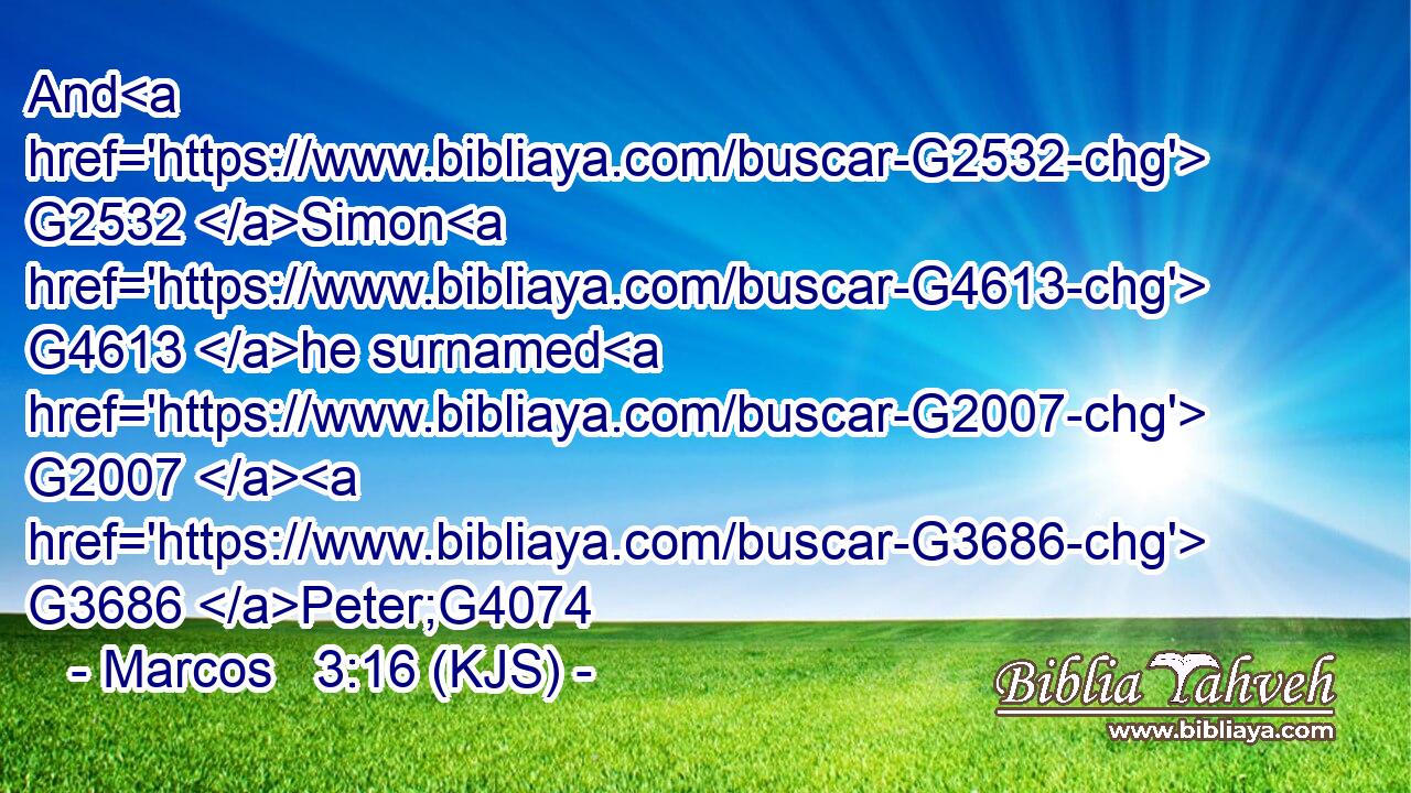 And G2532 Simon G4613 he surnamed G2007  G3686 Peter;G4074