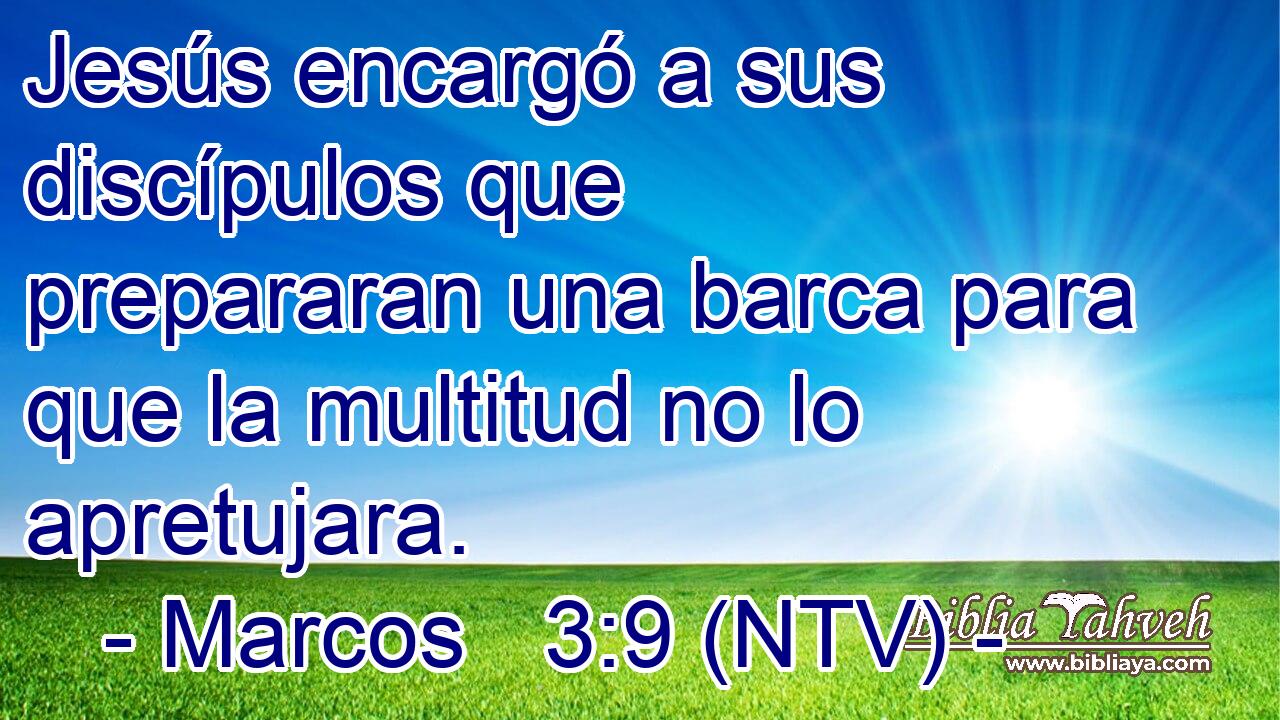 Jesús encargó a sus discípulos que prepararan una barca para que la multitud no lo apretujara.
