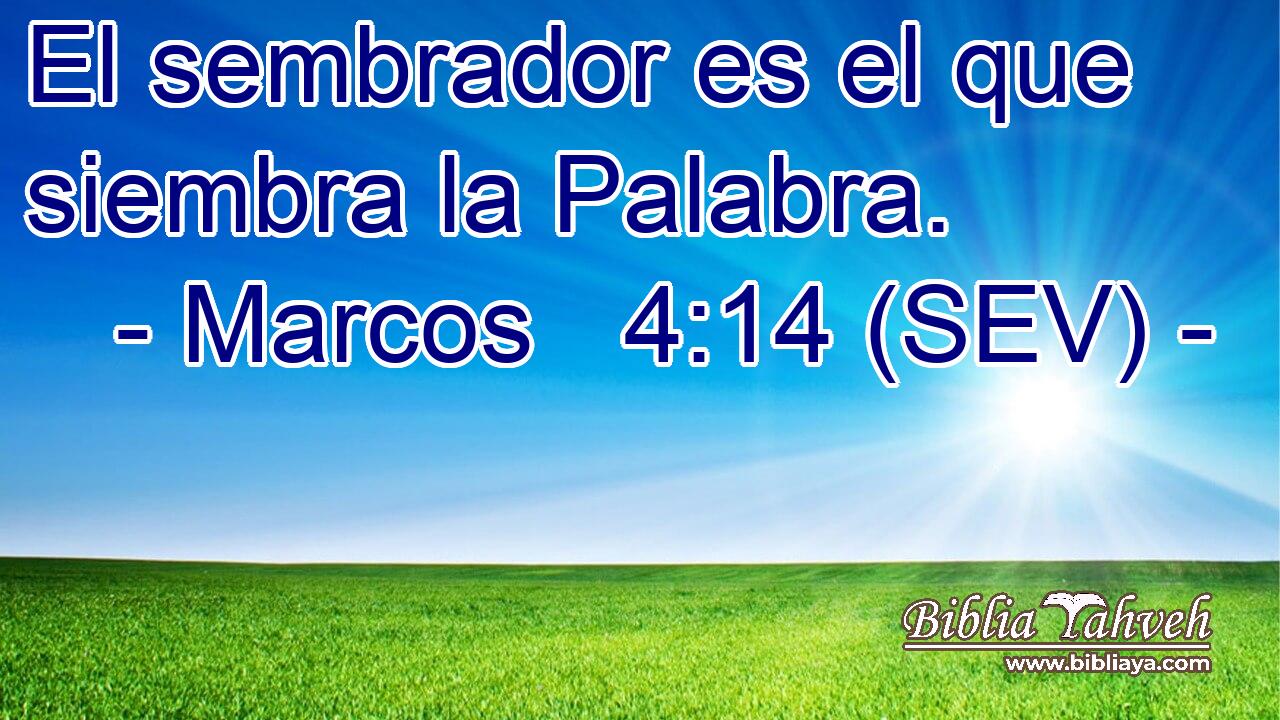 El sembrador es el que siembra la Palabra.