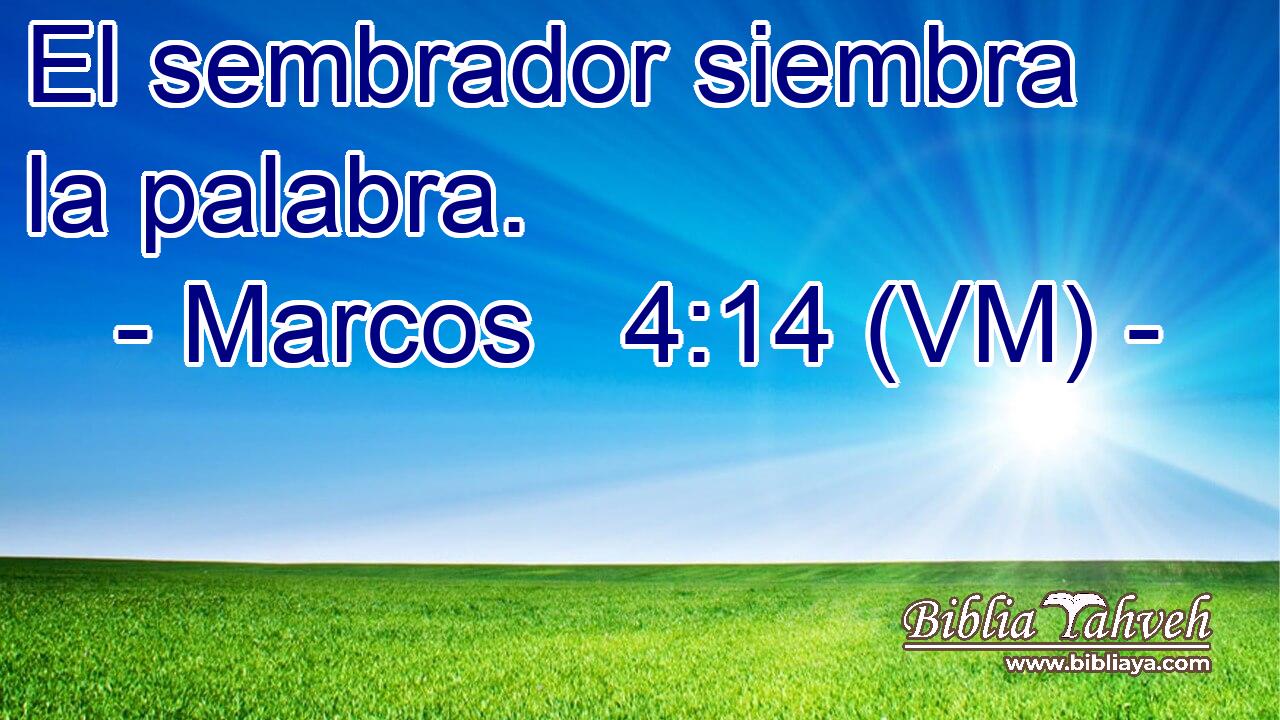  El sembrador siembra la palabra. 