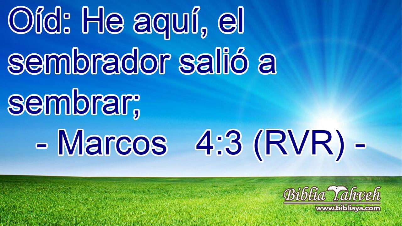 Oíd: He aquí, el sembrador salió a sembrar;