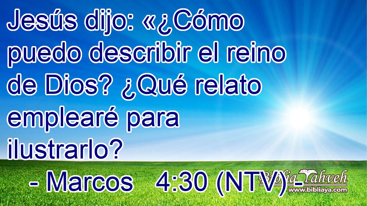 Jesús dijo: «¿Cómo puedo describir el reino de Dios? ¿Qué relato emplearé para ilustrarlo?