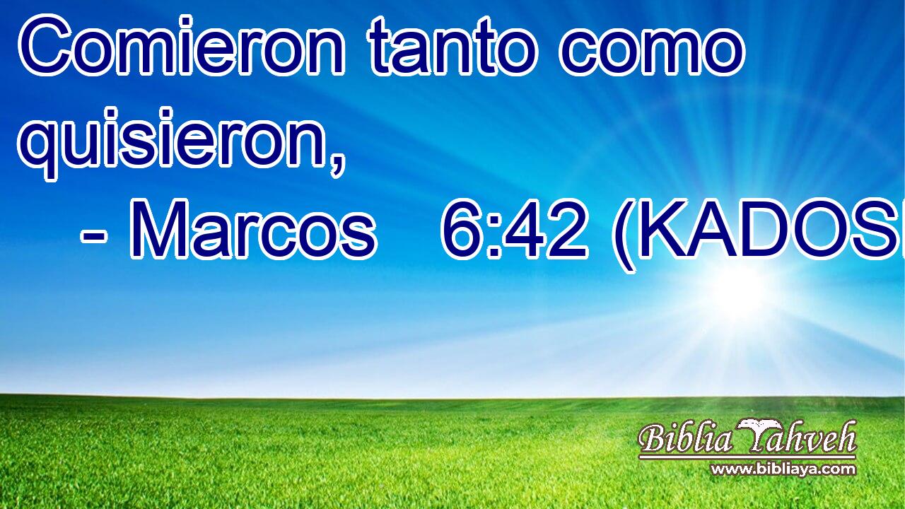  Comieron tanto como quisieron, 
