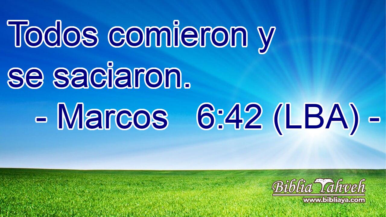 Todos comieron y se saciaron.