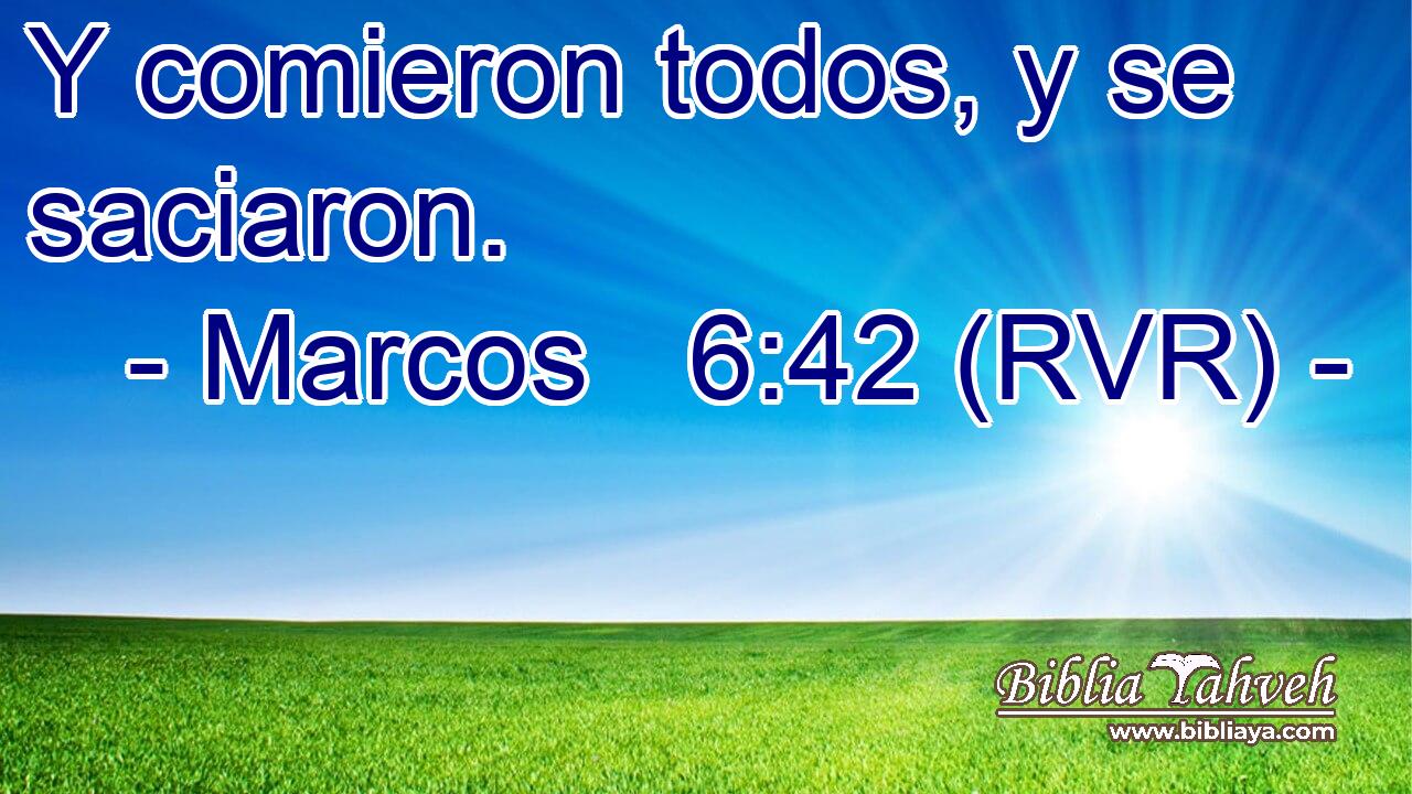 Y comieron todos, y se saciaron.