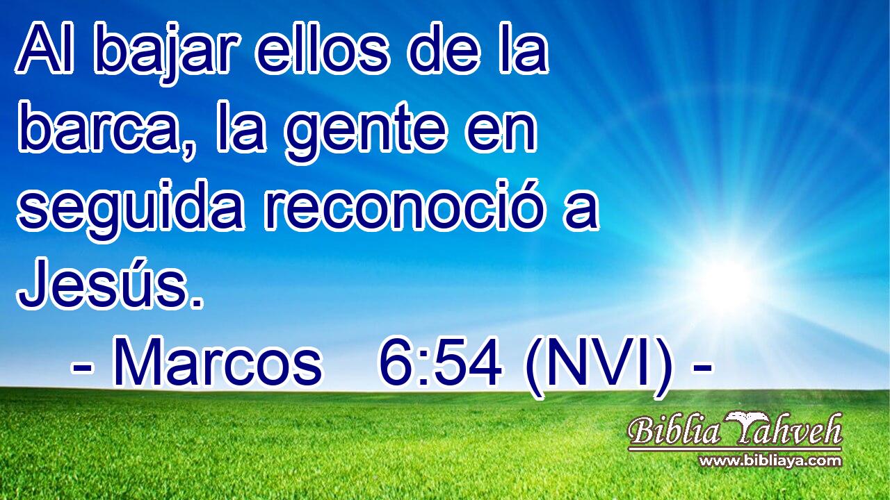  Al bajar ellos de la barca, la gente en seguida reconoció a Jesús. 