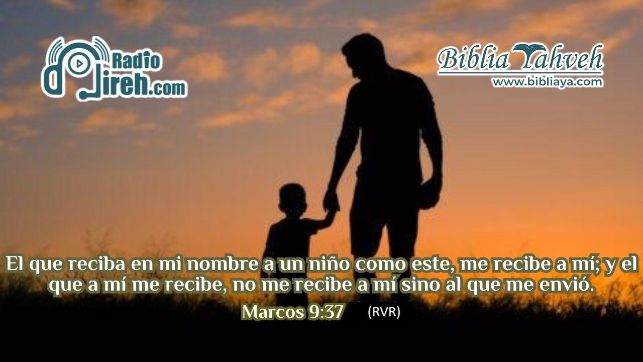 El que reciba en mi nombre a un niño como este, me recibe a mí; y el que a mí me recibe, no me recibe a mí sino al que me envió.