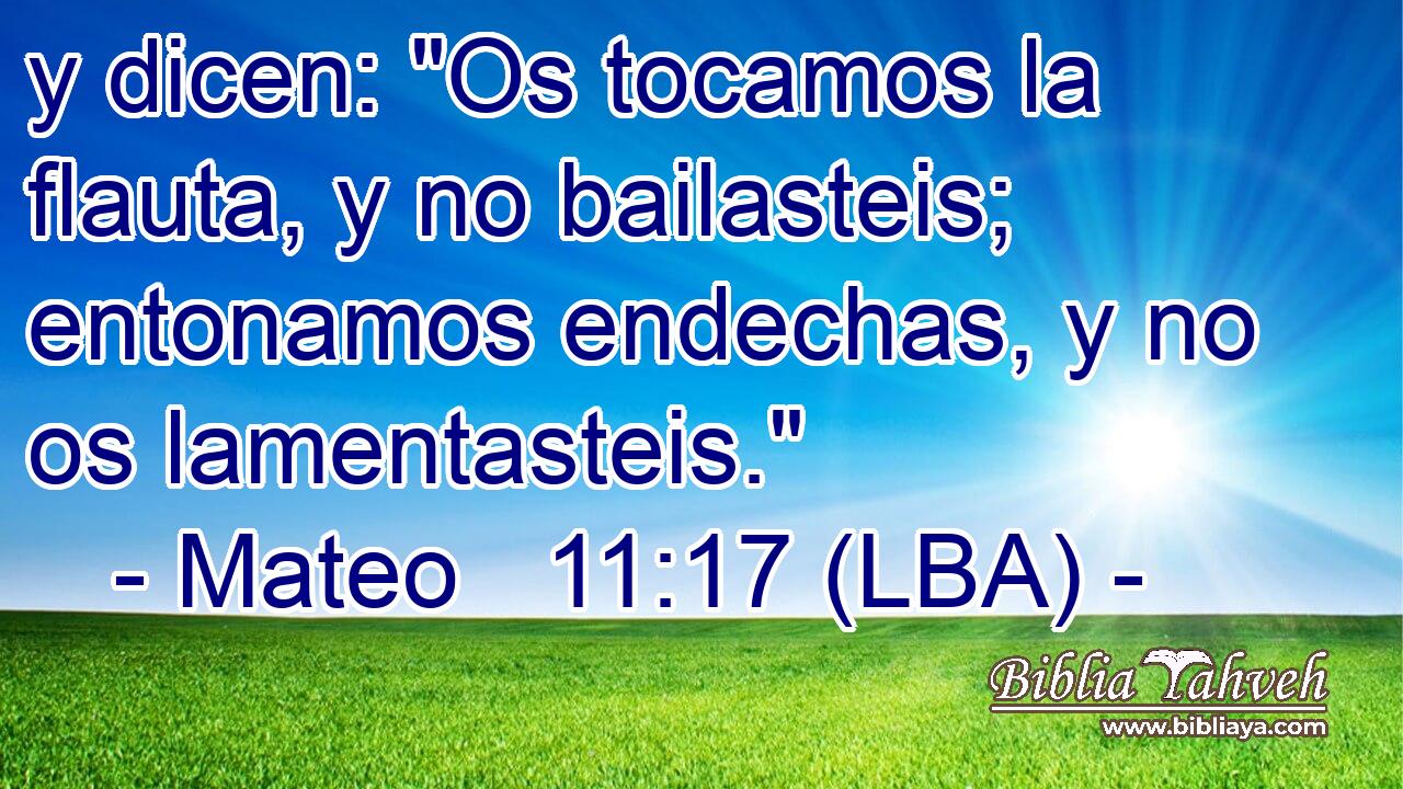 y dicen: 