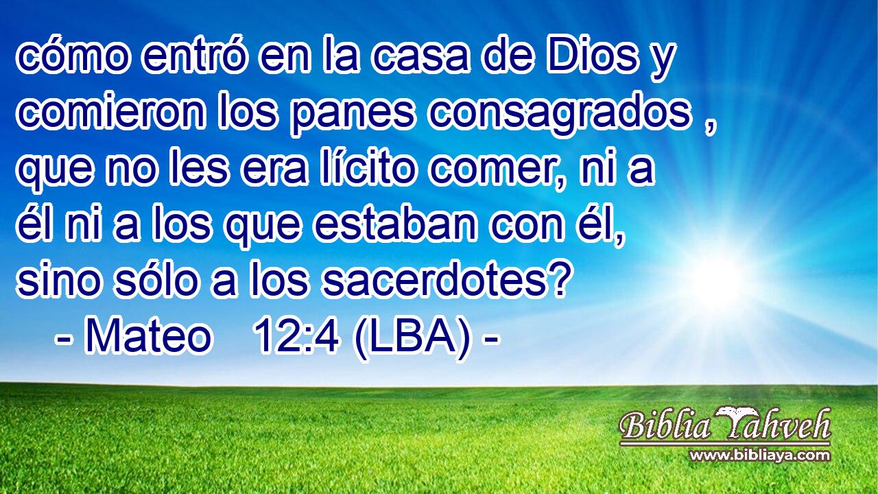 cómo entró en la casa de Dios y comieron los panes consagrados , que no les era lícito comer, ni a él ni a los que estaban con él, sino sólo a los sacerdotes?